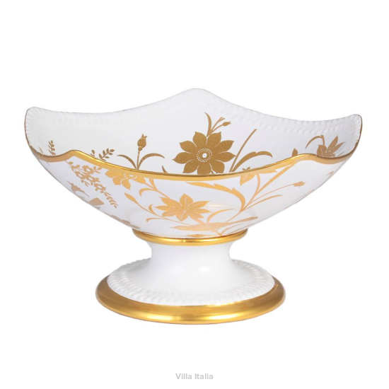 Salaterka porcelanowa malowana złotem CESARE 30 cm