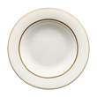 luksusowy biały talerz porcelanowy 23 cm do zupy