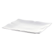 Półmisek porcelanowy Talerz do ciasta kwadratowy 30 x 30 cm COMO PLATIN 1
