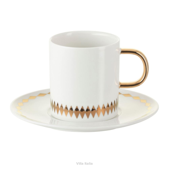 Espresso Cups And Saucers With Espresso Spoons Stackable - Temu