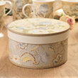 Filiżanka do herbaty porcelanowa 300 ml ze spodkiem EMILY 3