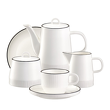 Serwis obiadowo kawowy porcelanowy na 6 osób STELLA 11