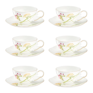 Komplet filiżanek porcelanowych 200 ml 6 sztuk AROMA di FRESIA