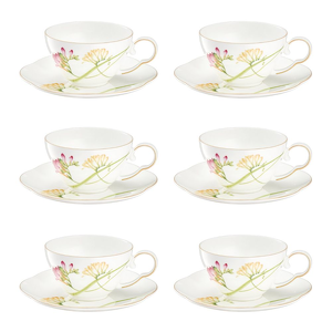 Komplet filiżanek porcelanowych 200 ml 6 sztuk AROMA di FRESIA