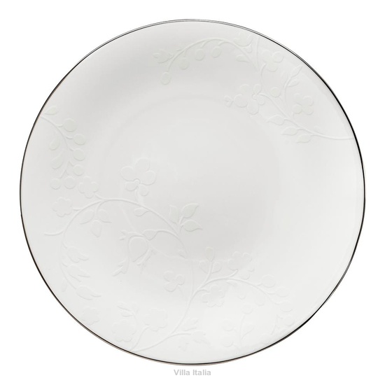 Talerz obiadowy porcelanowy płytki 28 cm BIANCA
