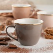 Zestaw filiżanek porcelanowych jumbo 550 ml 6 sztuk PEPPER 1