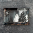 Półmisek prostokątny szklany Talerz do ciasta 32 x 21 cm FROST 1