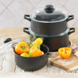 Garnek z pokrywką 24 cm 5 l NATURA 4