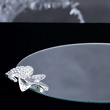 Patera na ciasto lub tort szklana posrebrzana 35 cm SILBER 5