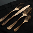 Zestaw sztućców na 12 osób 48 elementów ANTIQUE COPPER 6