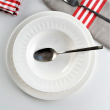 Serwis obiadowy Komplet talerzy na 12 osób porcelanowy MESYNA WHITE 4