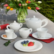 Talerzyk deserowy śniadaniowy 20 cm porcelanowy NAOMI WHITE 5