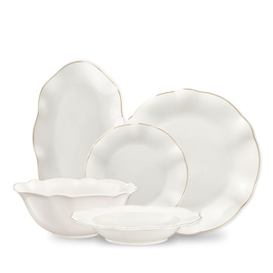 Serwis obiadowy porcelanowy na 6 osób SANDRINE