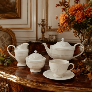 Zestaw herbaciany 5 elementów serwingowy ceramiczny UNICO 41