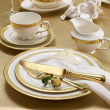 Talerz płytki obiadowy porcelanowy 27cm RARITA GOLD 1