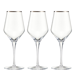 Kieliszki do wina czerwonego 450 ml 6 sztuk CONTESSA Platino