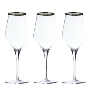 Kieliszki do wina czerwonego 450 ml 6 sztuk CONTESSA Platino