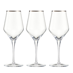 Kieliszki do wina czerwonego 450 ml 6 sztuk CONTESSA Platino