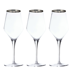 Kieliszki do wina czerwonego 450 ml 6 sztuk CONTESSA Platino