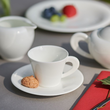Spodek pod filiżankę do espresso 13 cm porcelanowy NAOMI WHITE 2