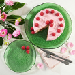 Talerzyk deserowy szklany 22 cm MIDORI 7