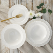 Serwis obiadowo kawowy na 12 osób porcelanowy OLIMPIA 3
