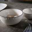 elegancki zestaw salaterka i miseczka z porcelany do sałatek Villa Italia