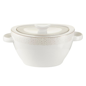 Waza porcelanowa 2,5 litra złota linia GOLDEN SAND