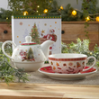 Zestaw do herbaty - dzbanek i filiżanka SANTA CLAUS 15