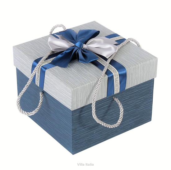 Opakowanie PUDEŁKO prezentowe 19 x 19 x 14 cm BLUE