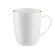 Serwis obiadowo kawowy porcelanowy na 12 osób ROMA GOLD 18
