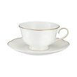 Spodek pod filiżankę 16,5 cm porcelanowy DENISE 1