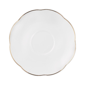 Spodek pod filiżankę 16,5 cm porcelanowy DENISE