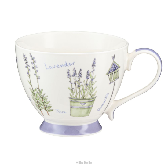 Filiżanka do herbaty porcelanowa 420 ml LAWENDA1