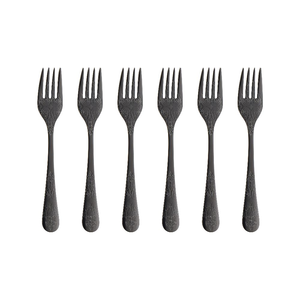 Komplet widelczyków do ciasta 6 sztuk ANTIQUE BLACK