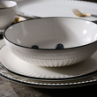 nowoczesny serwis obiadowy porcelanowy biały Villa Italia