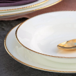Serwis obiadowo kawowy porcelanowy na 12 osób z wazą CAMILLA 2