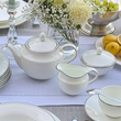 Dzbanek do herbaty porcelanowy platynowa linia 1,3 litra FLORIAN 1