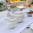 Dzbanek do herbaty porcelanowy platynowa linia 1,3 litra FLORIAN 2