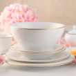 Salaterka Misa porcelanowa 21 cm OPERA GOLD 2