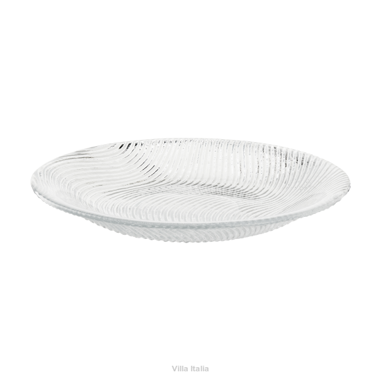 Talerzyk deserowy szklany 20 cm TWIST