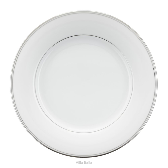 talerz płytki porcelanowy z platynową obwódką