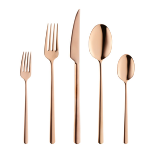 Zestaw sztućców na 6 osób 30 elementów MARIZA COPPER