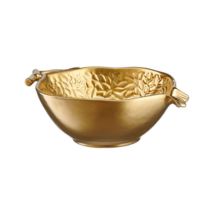 Miseczka złota na owoce i przekąski 16 cm GRENADE GOLD