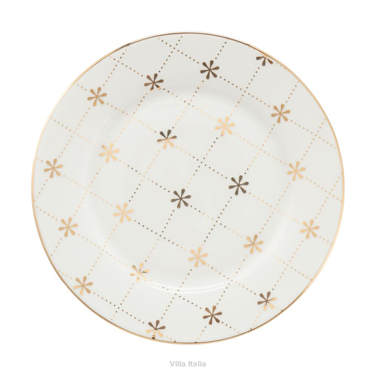 Talerzyk deserowy porcelanowy 19 cm FABIOLA