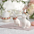 zajączek wielkanocny, figurka z porcelany 