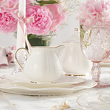 Serwis obiadowo kawowy porcelanowy na 6 osób SANDRINE 12