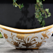 Talerz dekoracyjny porcelanowy 32 cm zdobiony złotem CESARE 8