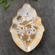 Talerz dekoracyjny porcelanowy 32 cm zdobiony złotem CESARE 2