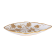 Talerz dekoracyjny porcelanowy 32 cm zdobiony złotem CESARE 1